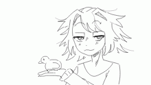 look i got a cool duck...