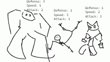 Basic shapes of freddy's beast form