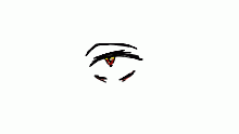 working on eyes