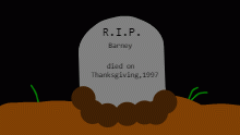 R.I.P. Barney (DESC)
