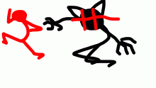 Running away from drumcat