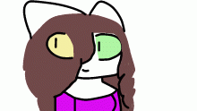 she make me use eyes cat <3