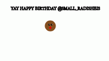 HAPPY BDAY @Small_Radishes