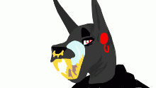 big gold teeth.