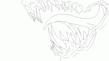 Teeth are fun to draw.
