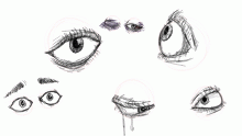 Eye doodles