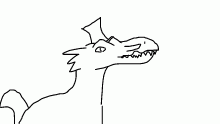 Holy actully becomes a dinosaur.