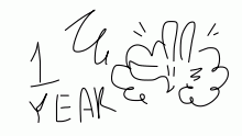 ONE YEAR BEING ON DRAWN