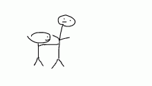 Really bad stickfight animation