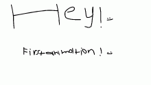 first animation