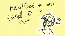 haha got my new tablet