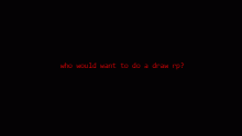 any one?