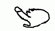 sorry for making u look at my fingr