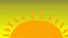 yellow sunset