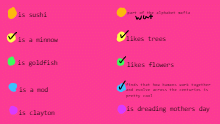 check list