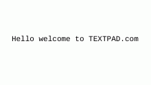 textpad.com site thing lol