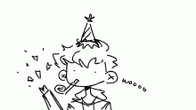 animal crossing doodle for new year