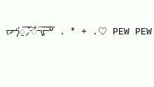 pew pew