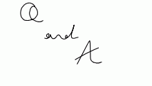 Q and a? #2