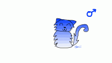 Adoptable gradient cat!