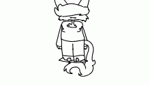 full body exept tips of ears