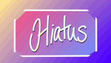PFP when I'm on Hiatus