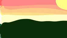 Ugly Sunset doodle