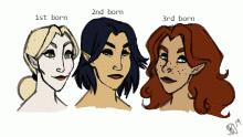 Dracula's 3 daughters (concept art)
