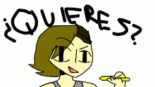 quieres meme with a pencil
