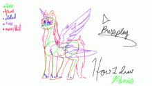 how i draw ponies.