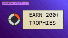 Thank you for over 200 trophies!
