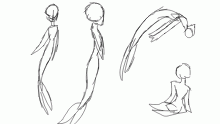random mermaid practice