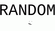 random/weird fact about me