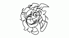drawing tablet test with chaos