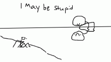 I may be stupid