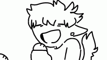 pet the boy