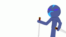 a charecter with 2 swords