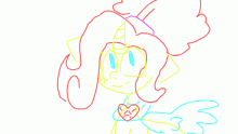 i tried drawing pinkyshy