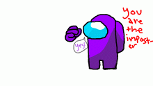 Purple is the imposter!