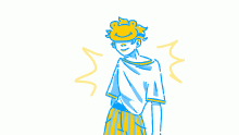 got the yellow and blue drip!!!!