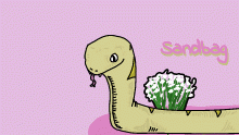 sandbag and his flower garden itm