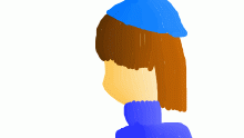 a human (with no eyes and mouth)