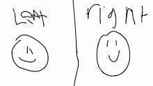 left vs right hand :D