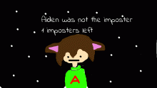 Aiden was not the imposter