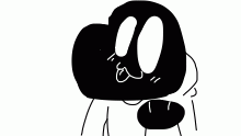 Phone art of a big qt.