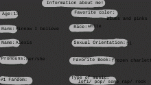 Stuff about me