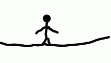 dabbing stickman