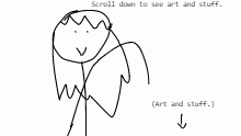 Scroll down of all art.