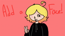 an actual face