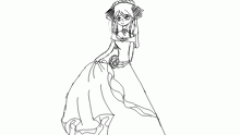 Stardust in a wedding dress